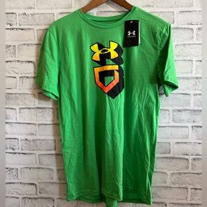 NWT! Youth Under Armour Kelly green short sleeve graphic t-shirt XL